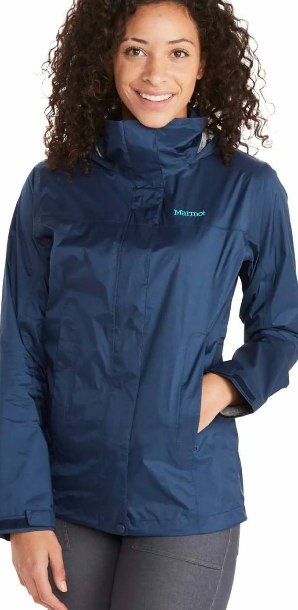 Marmot Women's Precip Eco Jacket Arctic Navy Outlet