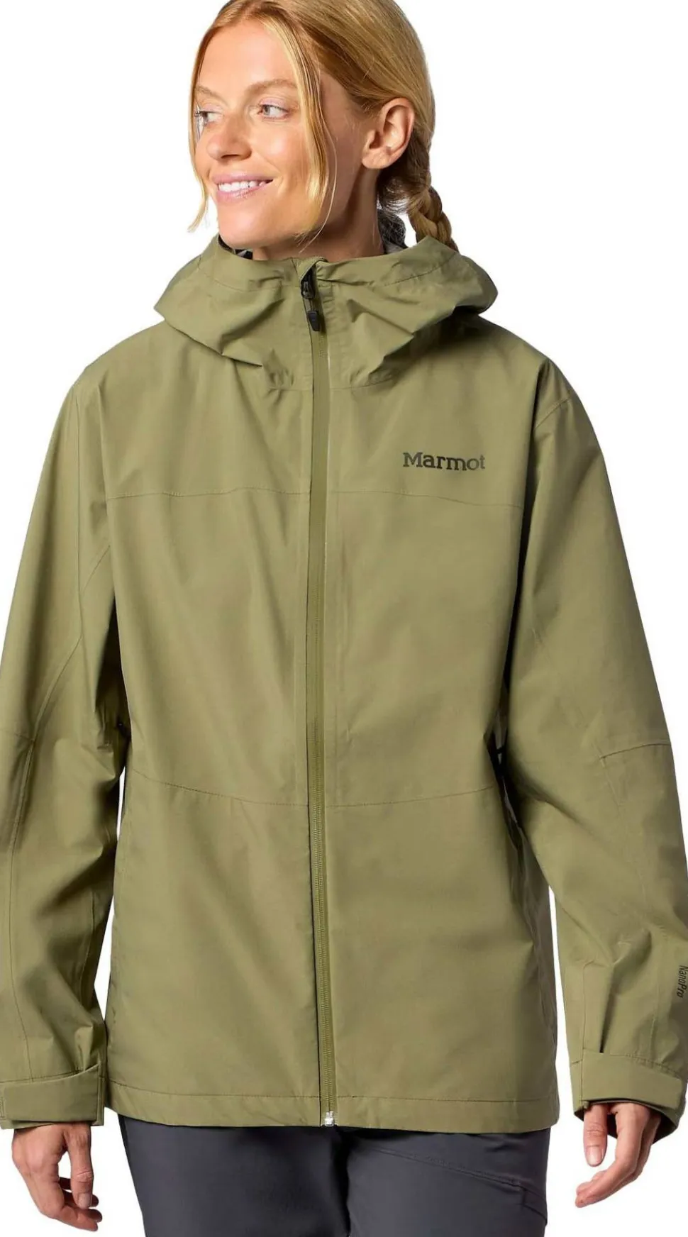 Marmot Women's Precip Evo Flex Jacket Olive Grove
