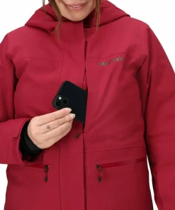 Marmot Women's Refuge Insulated Jacket Red Mulberry Clearance