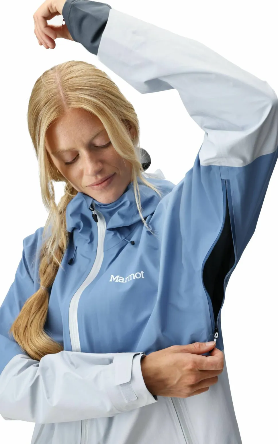 Marmot Women's Seeker Goretex Jacket Rain Cloud/vapor