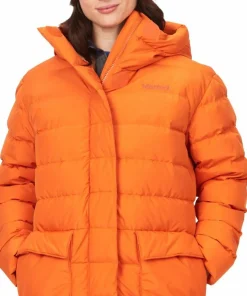 Marmot Women's Warmcube Gore-Tex Golden Mantle Jacket Tangelo