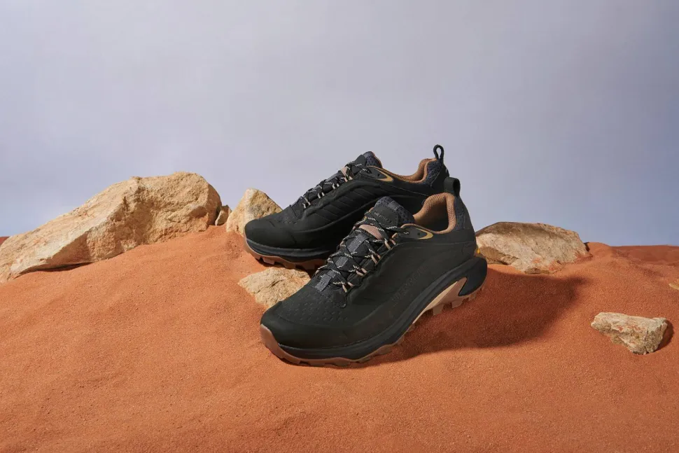 Merrell Men's Moab Speed 2 Leather Waterproof Black