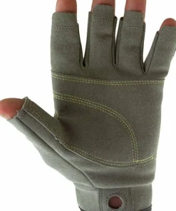 Metolius Climbing Talon Belay Glove 3/4 Gray/olive
