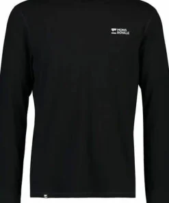 Mons Royale Men's Cascade Merino Base Layer Long Sleeve Black Discount