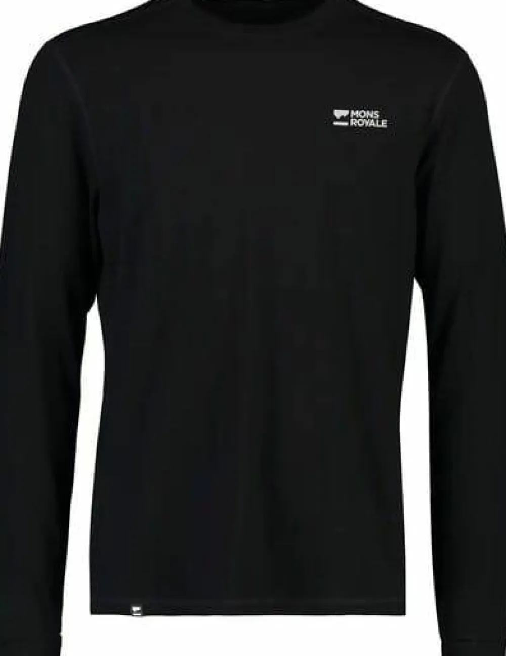Mons Royale Men's Cascade Merino Base Layer Long Sleeve Black Discount
