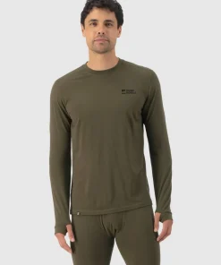 Men's Cascade Merino Base Layer Long Sleeve Snowboarding|Skidkläder Herr