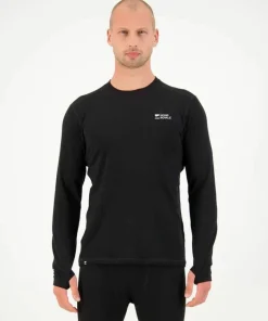 Mons Royale Men's Cascade Merino Base Layer Long Sleeve Black