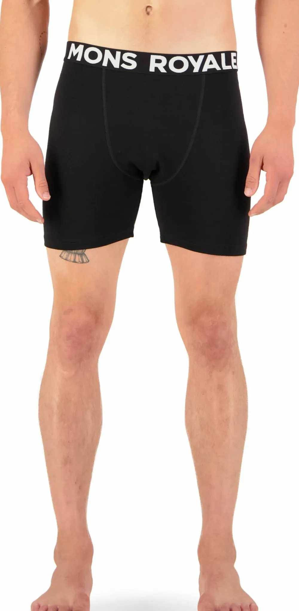 Mons Royale Men's Hold 'Em Boxer Black Hot