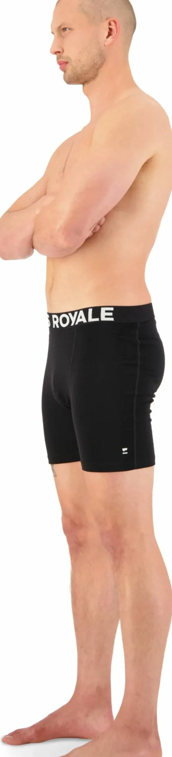 Mons Royale Men's Hold 'Em Boxer Black Hot