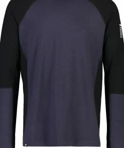 Mons Royale Men's Olympus Long Sleeve Black/Iron Black / 9 Iron Clearance