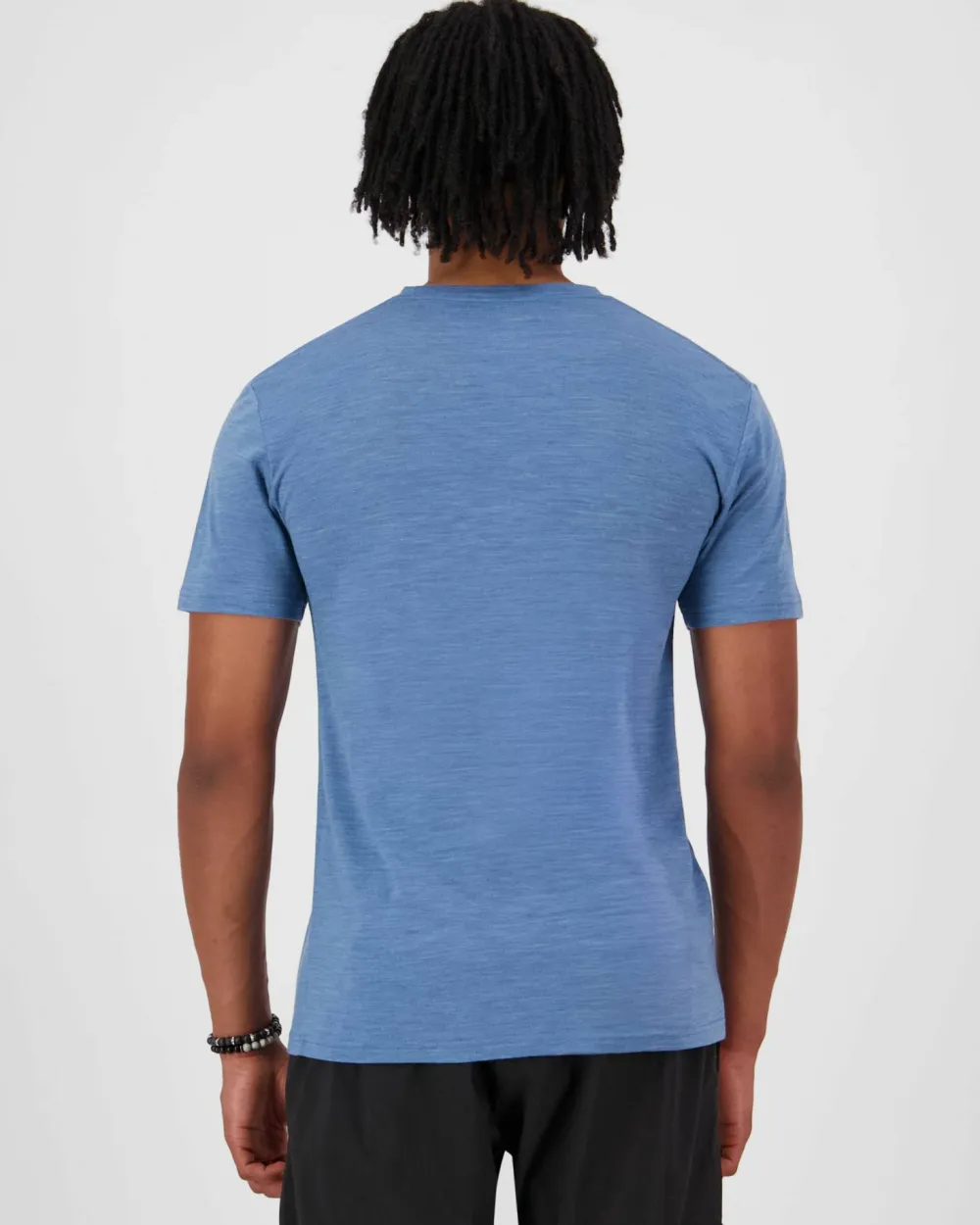 Mons Royale Men's Zephyr Merino Tencel T-Shirt Steel Blue Online