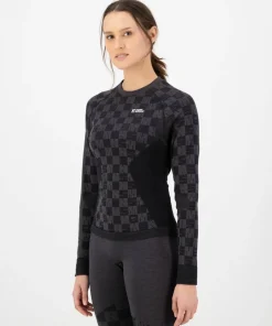 Outlet Women's Ascender Merino Seamless Long Sleeve Skidkläder Dam|Underställ Dam