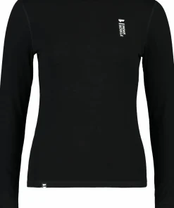 Mons Royale Women's Cascade Merino Base Layer Long Sleeve Black