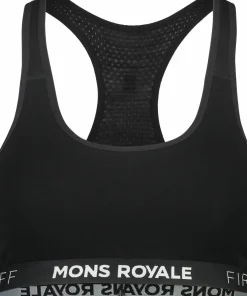 Mons Royale Women's Sierra Sports Bra Black Sale