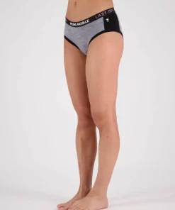 Mons Royale Women's Sylvia Boyleg Grey Heather / Black