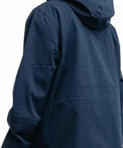 Mountain Works Unisex Utility Hybrid Rain Jacket Dress Blue Hot