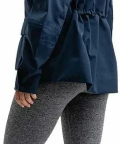 Mountain Works Unisex Utility Hybrid Rain Jacket Dress Blue Hot