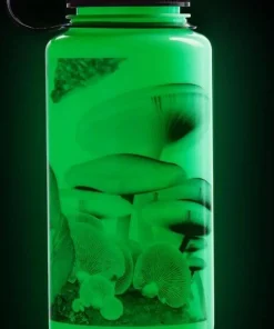 Nalgene 1 L Wm Bottle Glow With Black Mushrooms Best