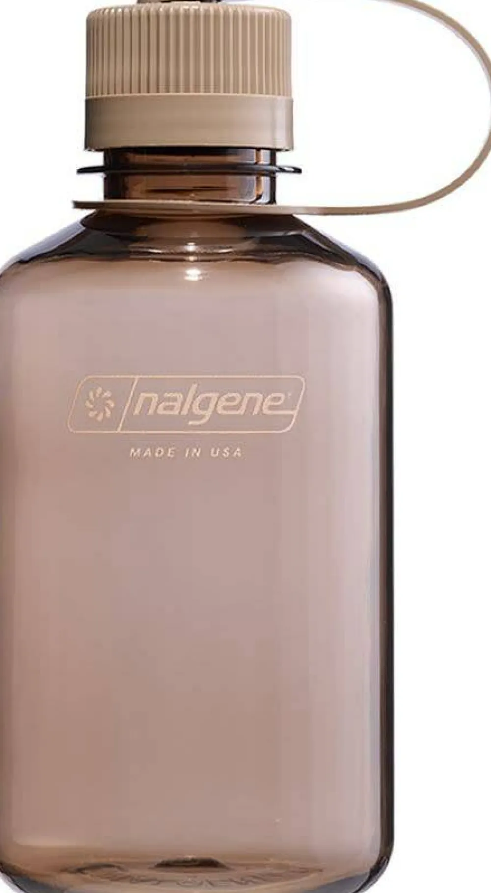 Nalgene 454ml Narrow Mouth Sustain Water Bottle Mocha Outlet