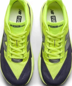 New Balance Men's FuelCell Rebel V5 Alkaline Green / Boysenberry / Dark Silver Metallic
