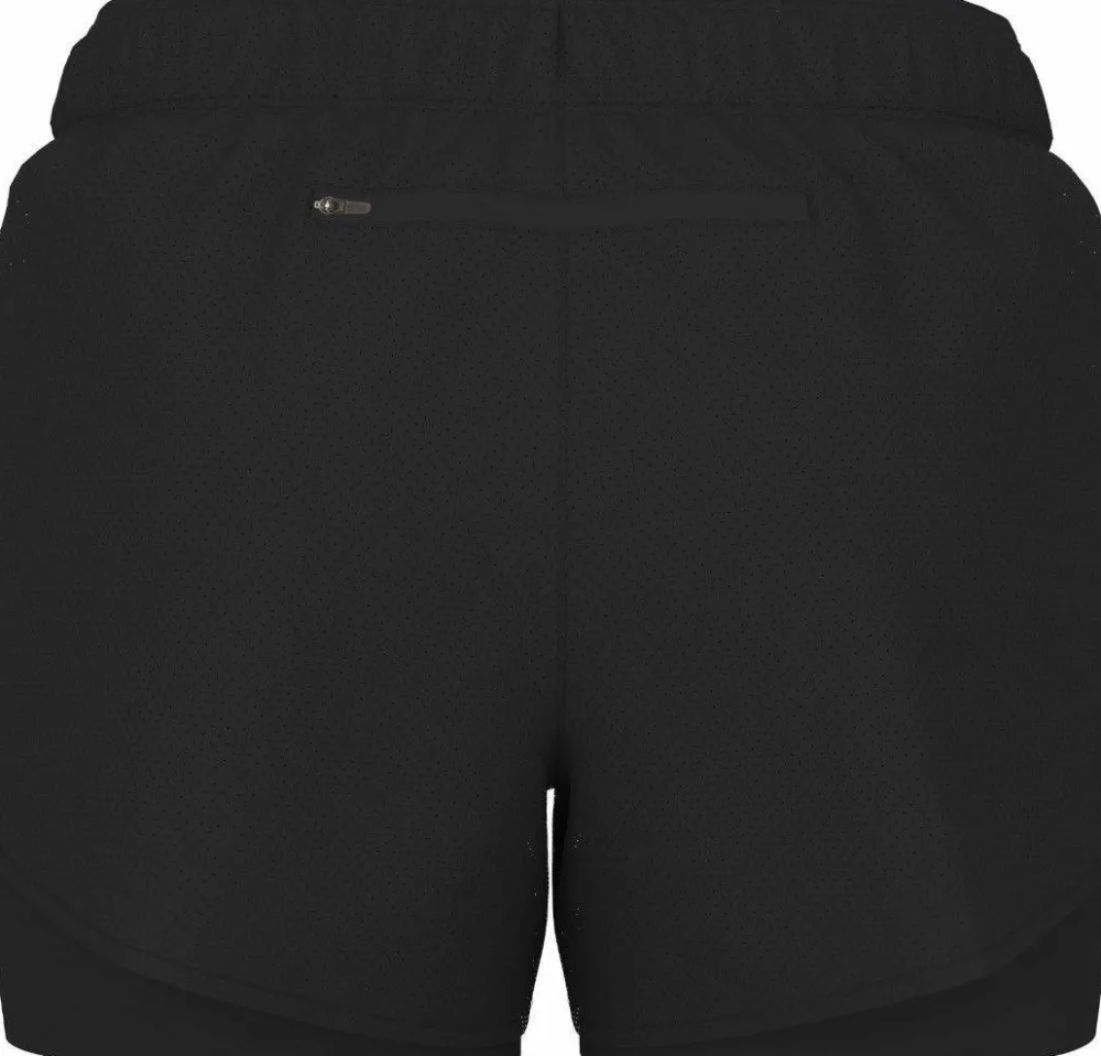 New Balance Women's Rc 2-In-1 Short 3 Black Best