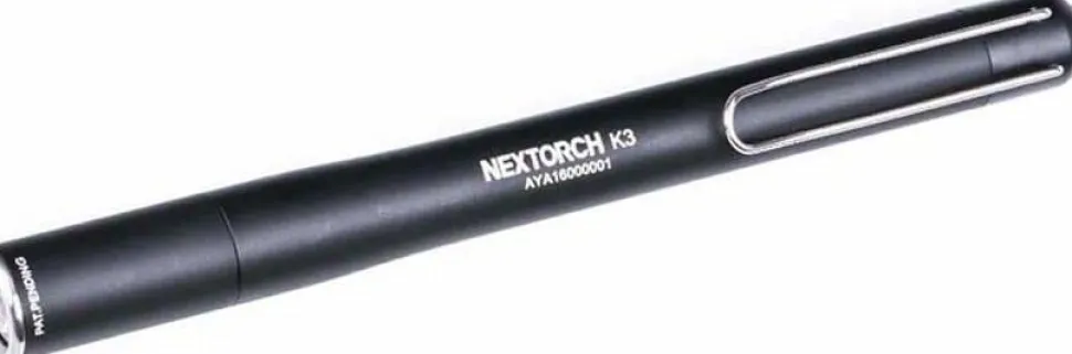 NexTorch K3 V2.0 High Performance Pocket-sized Penlight Black