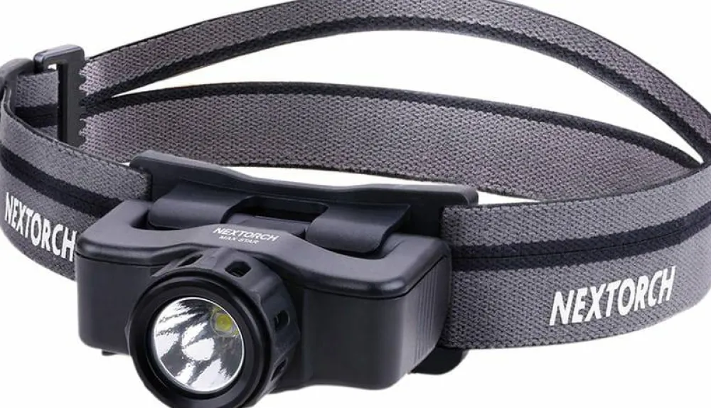 NexTorch Maxstar Pannlampa 1200 Inbyggt Uppladdninsbart Batteri Black Clearance