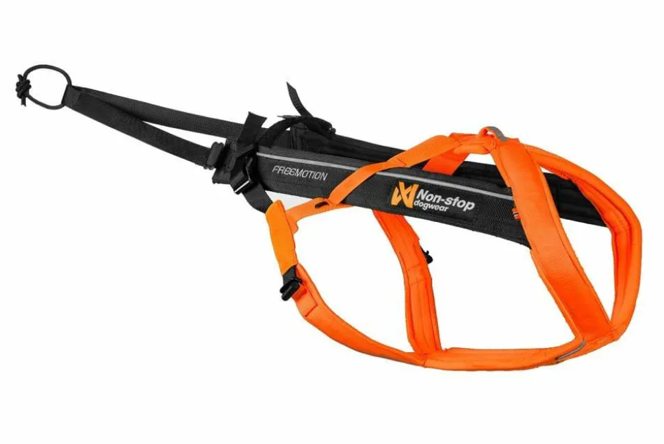 Non-stop Dogwear Freemotion Harness 5.0 Black/Orange