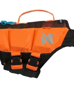 Non-stop Dogwear Protector Life Jacket Size 2-4 Black/ orange New