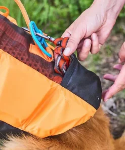 Non-stop Dogwear Protector Life Jacket Size 2-4 Black/ orange New