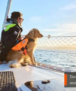 Non-stop Dogwear Protector Life Jacket Size 5-7 Black/Orange