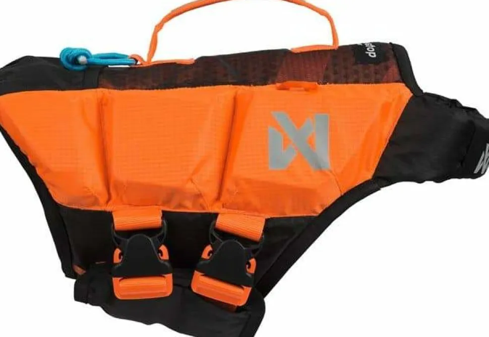 Non-stop Dogwear Protector Life Jacket Size 5-7 Black/Orange