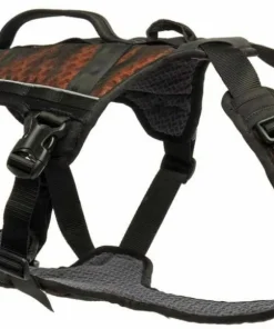 Non-stop Dogwear Rock Harness Long M Black/Orange