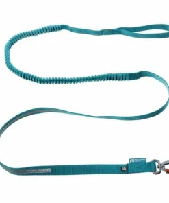 Non-stop Dogwear Touring Bungee Leash 2.8m/13mm, Screw-Lock Teal