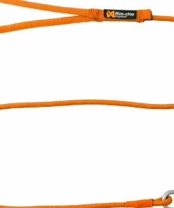 Non-stop Dogwear Trekking Rope Leash Orange New
