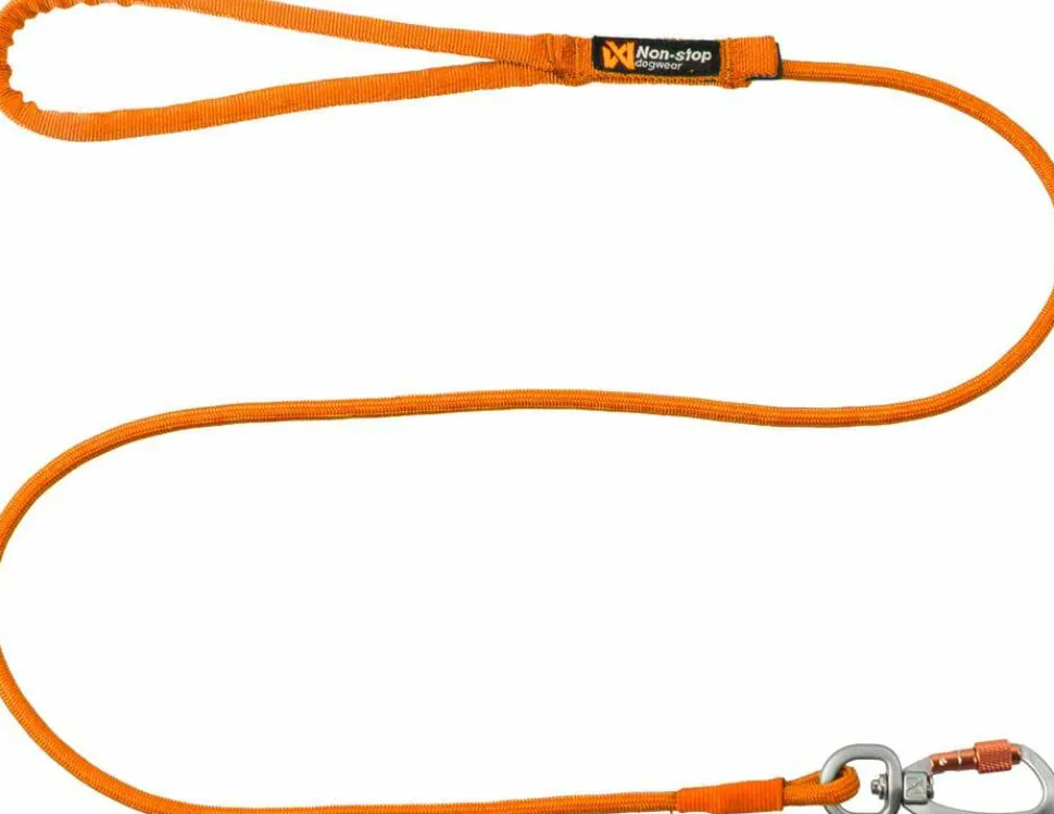 Non-stop Dogwear Trekking Rope Leash Orange