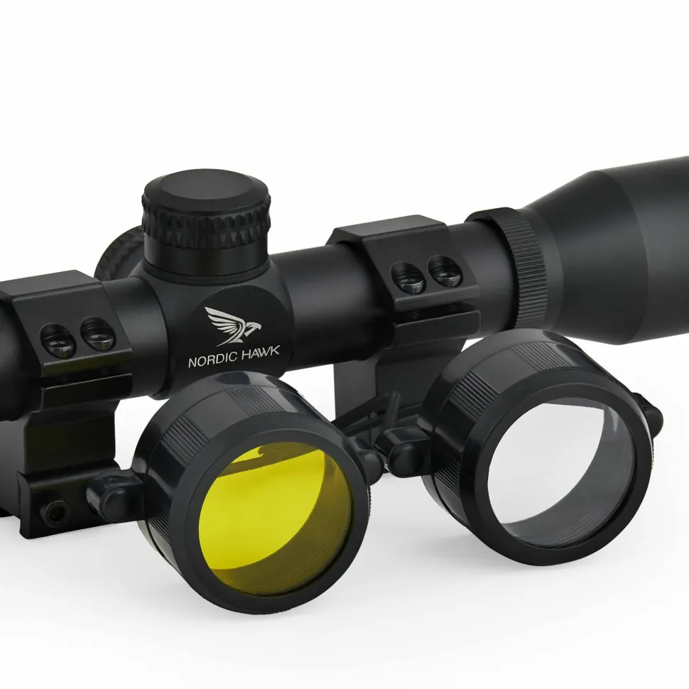 Nordic Hawk Rifle Scope 4x32 Black