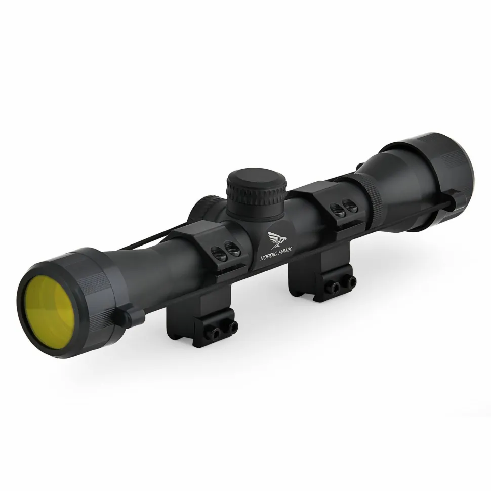 Nordic Hawk Rifle Scope 4x32 Black