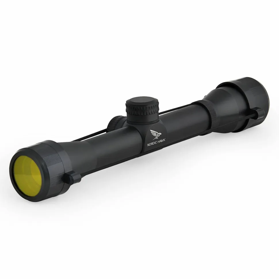 Nordic Hawk Rifle Scope 4x32 Black