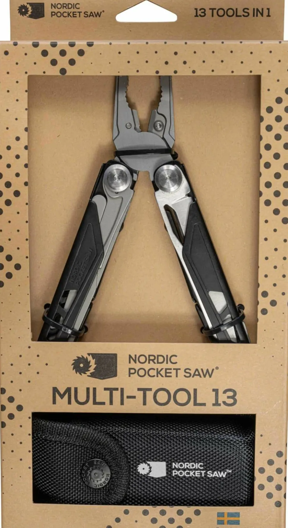 Nordic Pocket Saw Multitool 13 Black