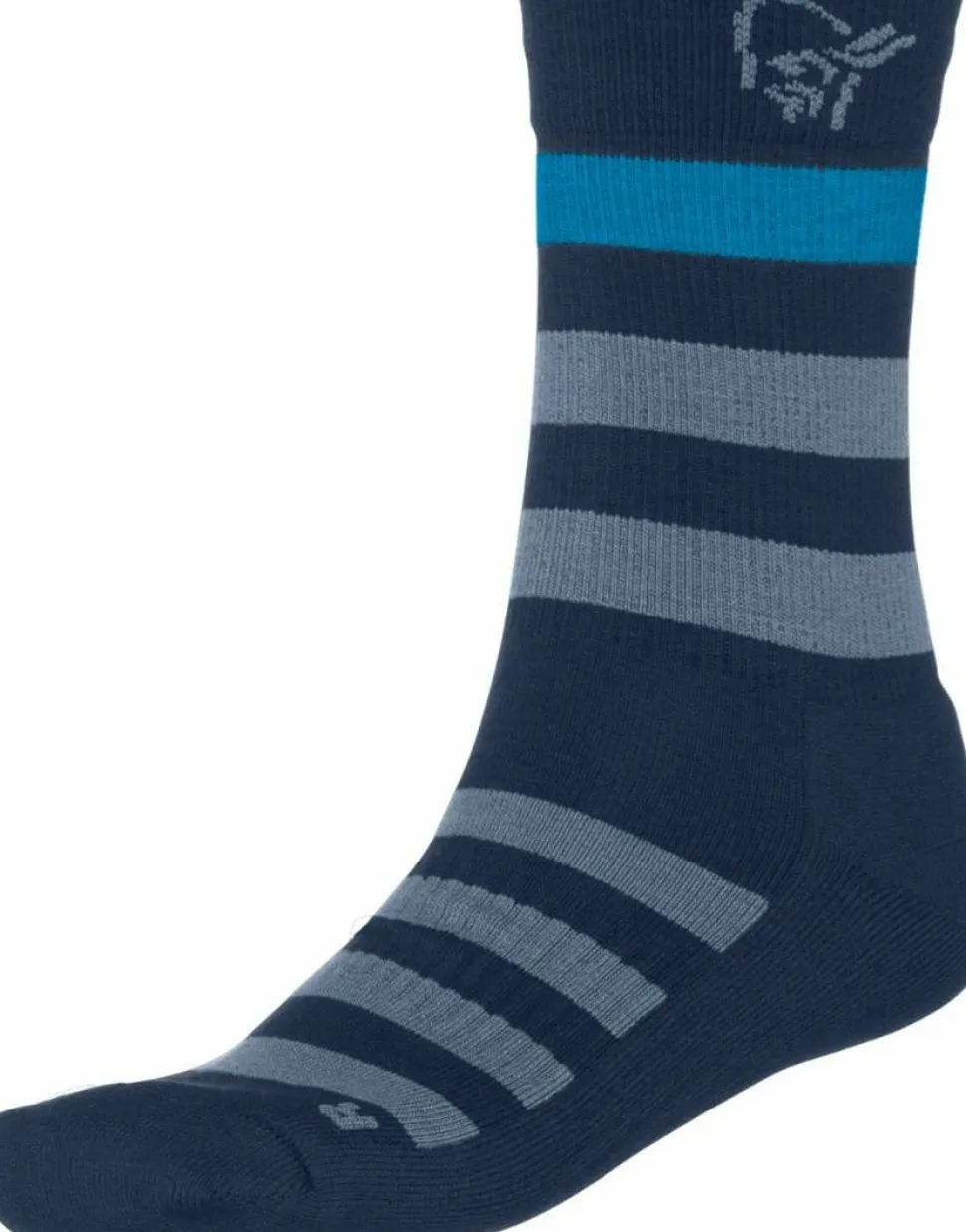 Norrøna Falketind Mid Weight Merino Socks Indigo Night/Flintstone