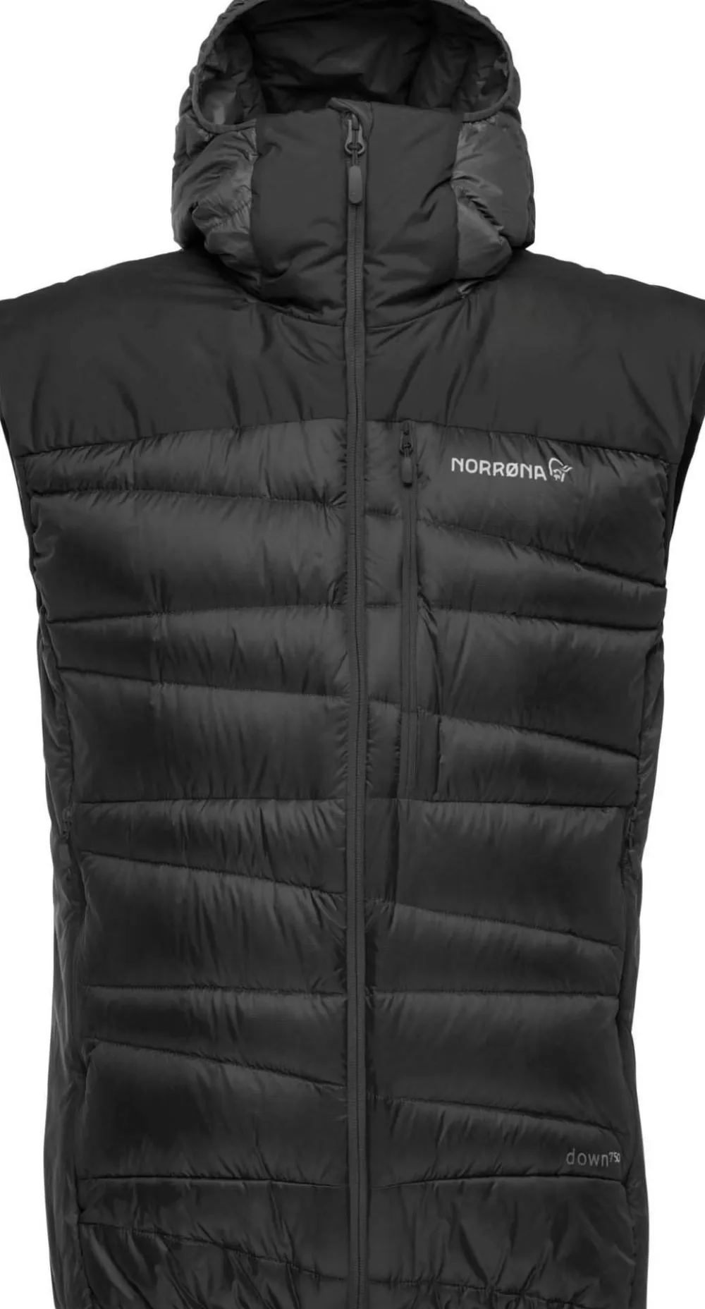 Norrøna Men's Falketind Down750 Vest Caviar New