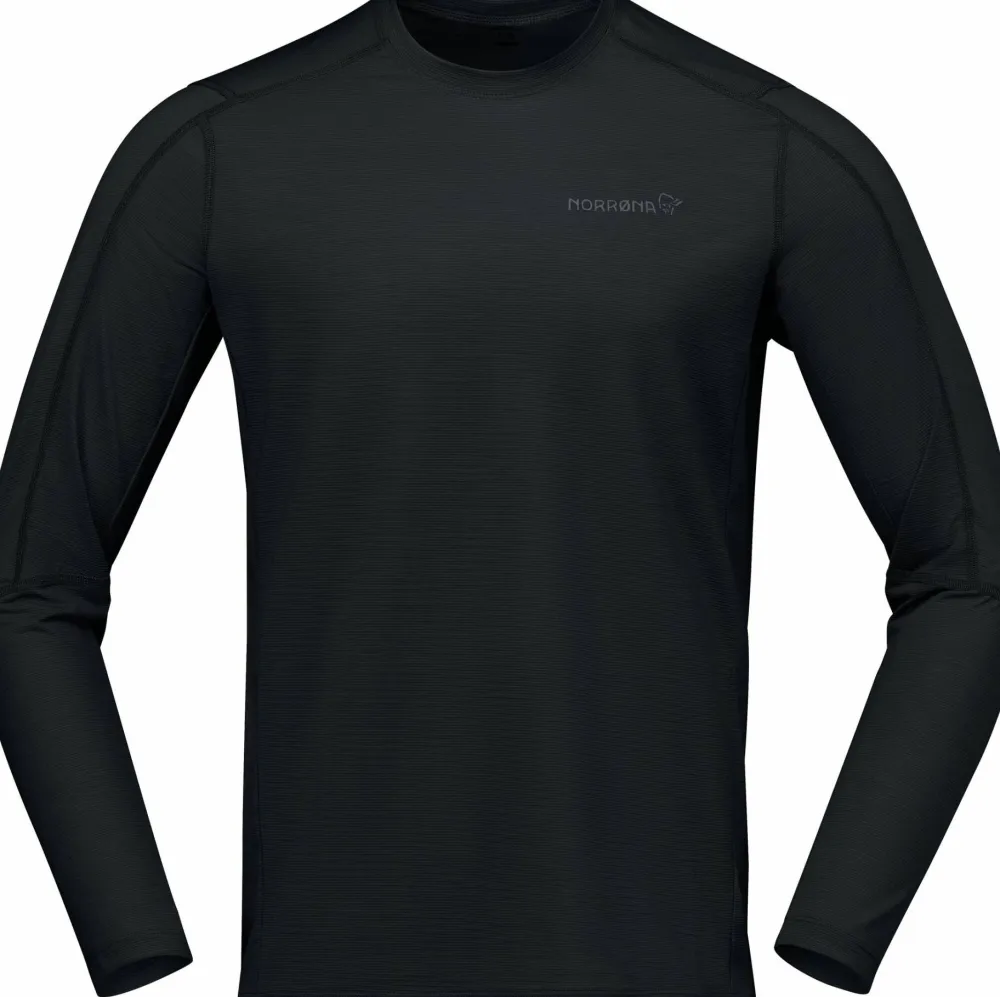 Norrøna Men's Falketind EqualiserUll Long Sleeve Caviar Black Discount