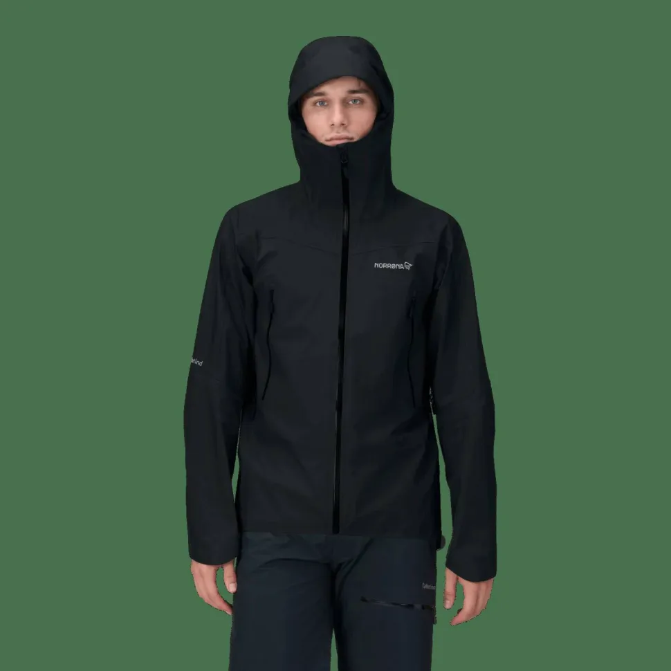 Norrøna Men's Falketind GORE-TEX Jacket Caviar Black