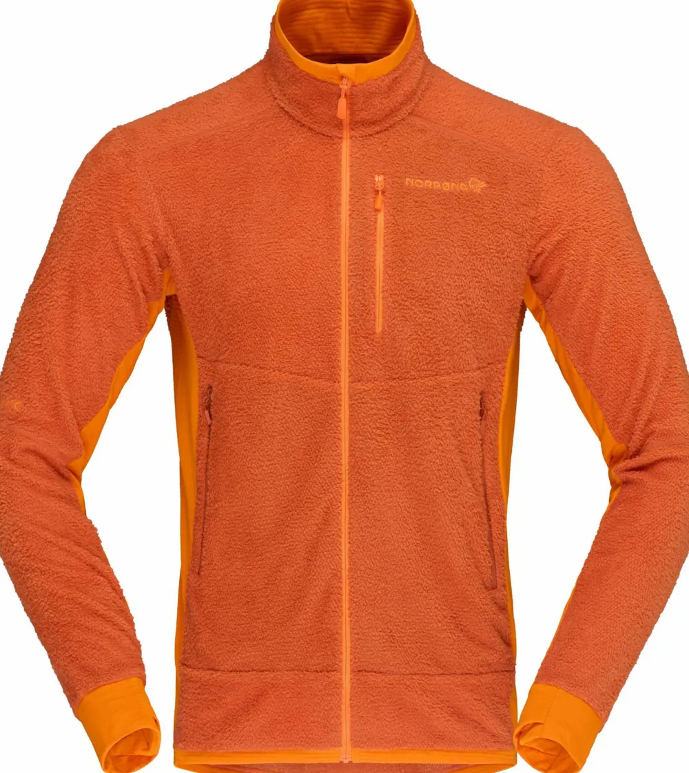 Norrøna Men's Falketind Warm1 Active Jacket Gold Flame/Exuberance Outlet