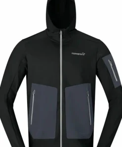 Norrøna Men's Falketind Warm Stretch Hood Caviar Black