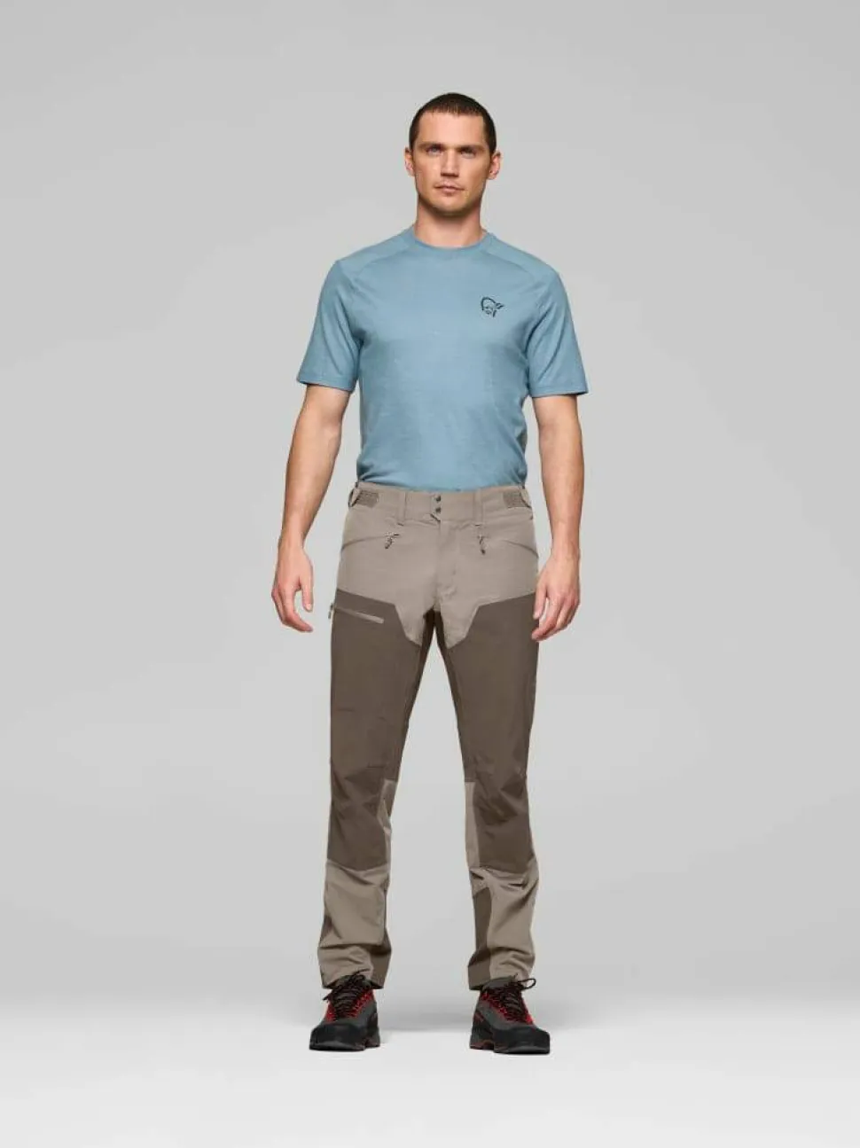 Norrøna Men's Femund Cotton Flex1 Light Pants Winter Twig/bungee Cord