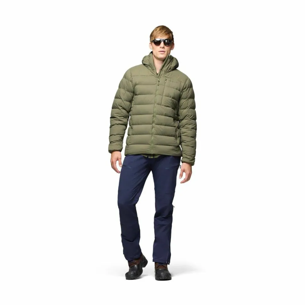 Norrøna Men's Femund Down700 Zip Hood Olive Night