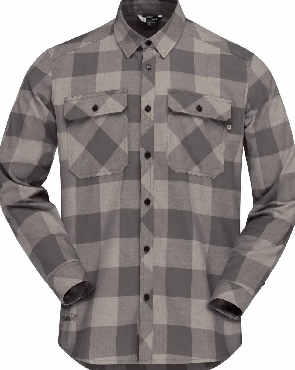 Norrøna Men's Femund Flannel Lightweight Shirt Winter Twig