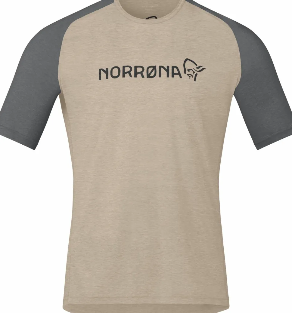 Norrøna Men's Fjørå Equaliser Lightweight T-Shirt Winter Twig/Beluga